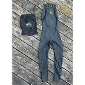 blueseventy M24 Technical Race Suit Sleeveless Full Zip Black EUC Triathlon